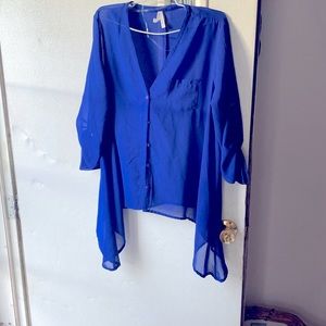 Beautiful blue blouse